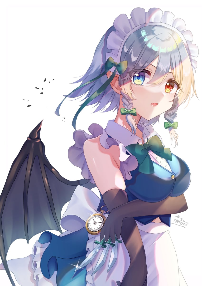 remilia scarlet and izayoi sakuya (touhou) drawn by hayura_soyo