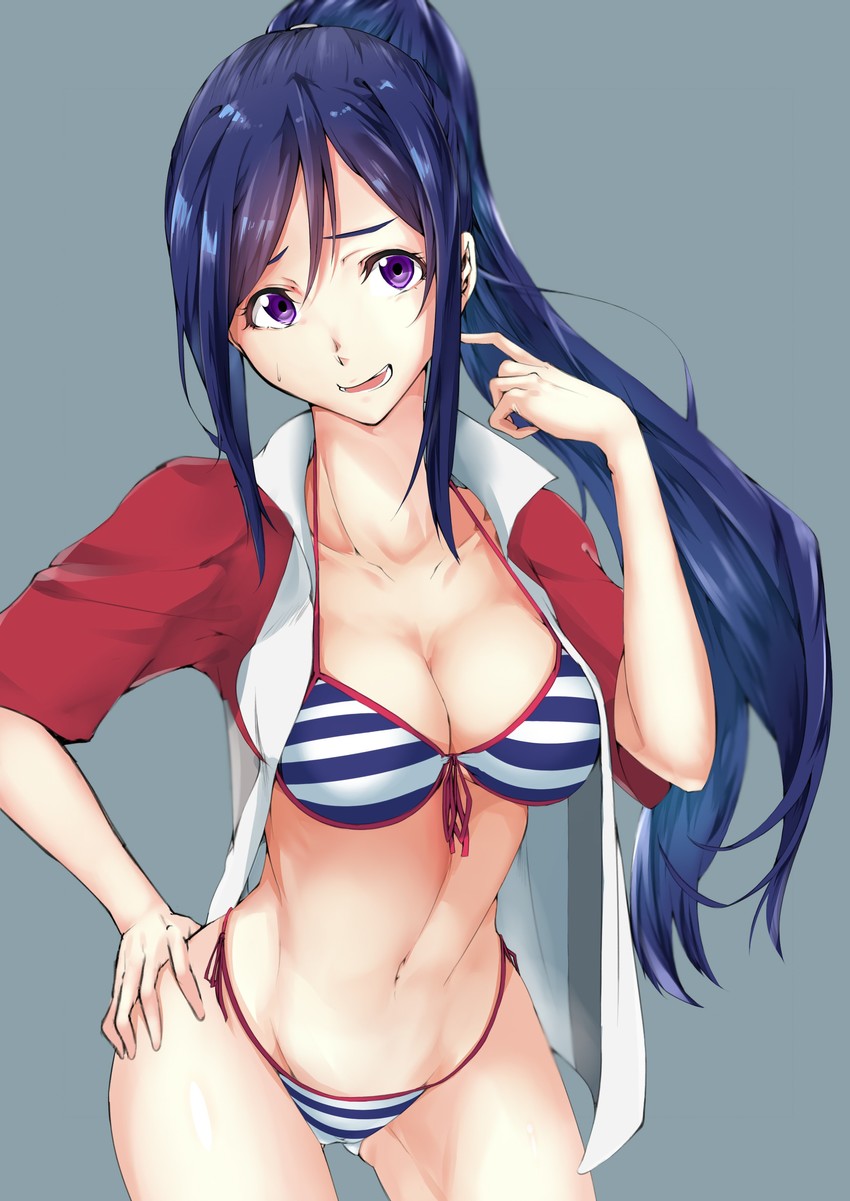 matsuura kanan (love live! and 1 more) drawn by takuwanko