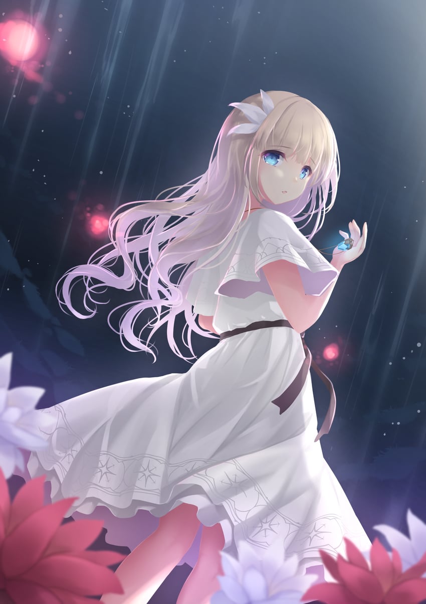lily (ender lilies quietus of the knights) drawn by oyoyoyo