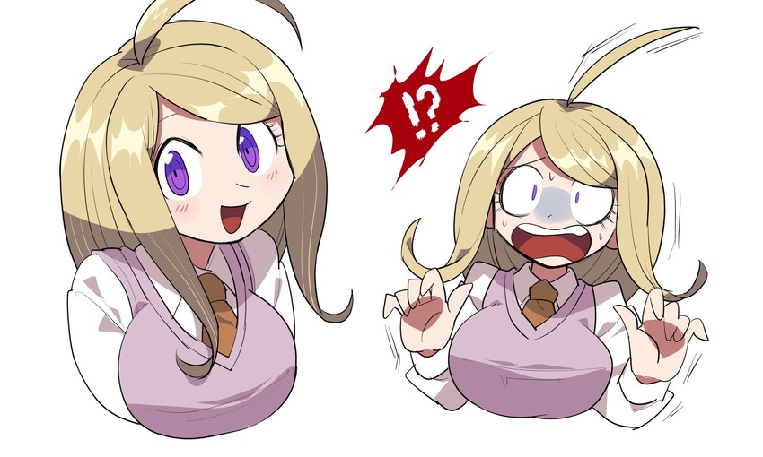 akamatsu kaede (danganronpa and 1 more) drawn by furukawa_(yomawari)