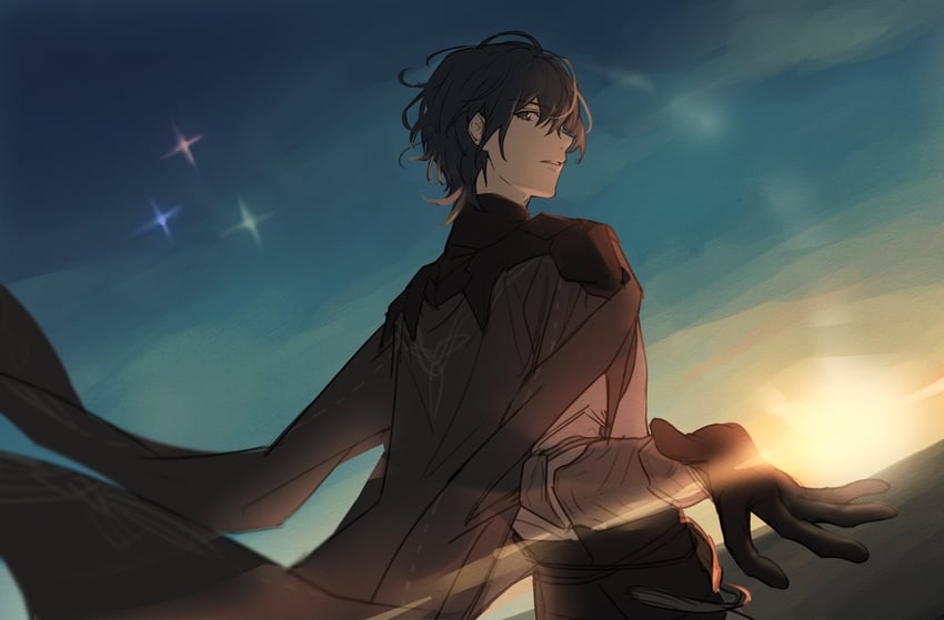male byleth (fire emblem and 1 more) drawn by mogmog_0205