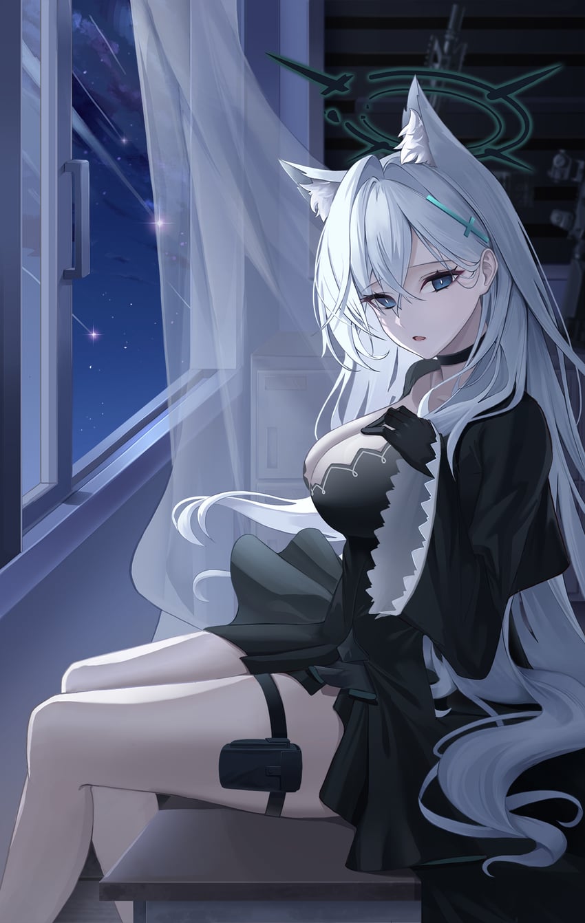 shiroko and shiroko terror (blue archive) drawn by blanc_(blanc97)