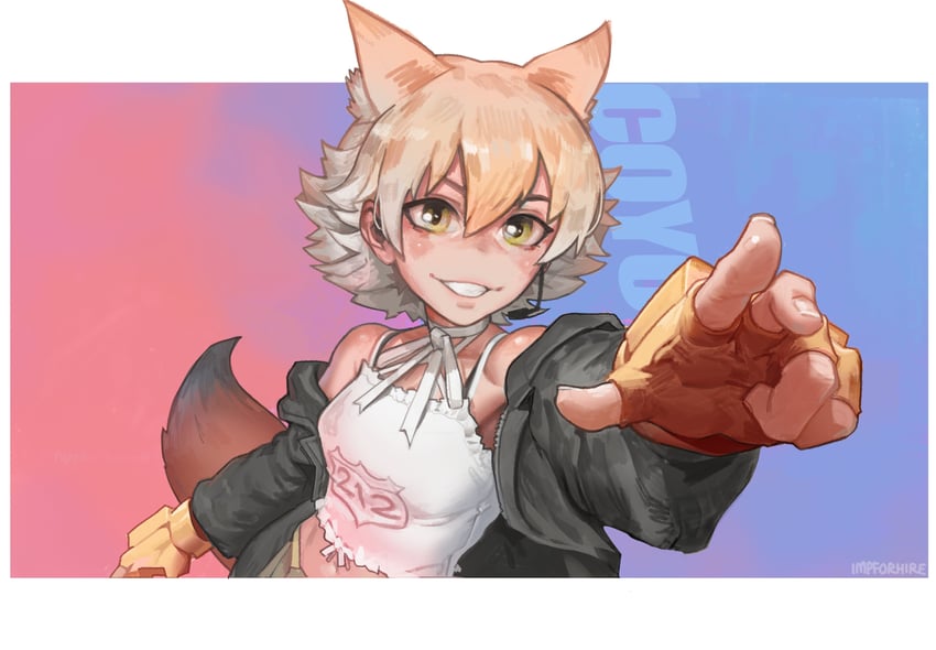 coyote (kemono friends and 1 more) drawn by impforhire