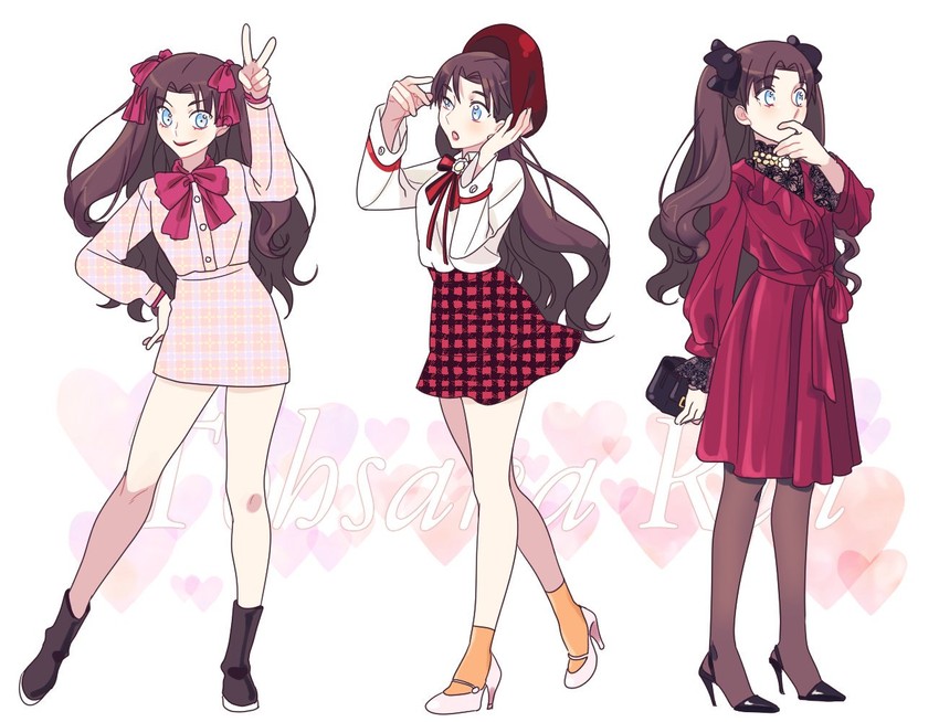 tohsaka rin (fate and 1 more) drawn by redmin_0415