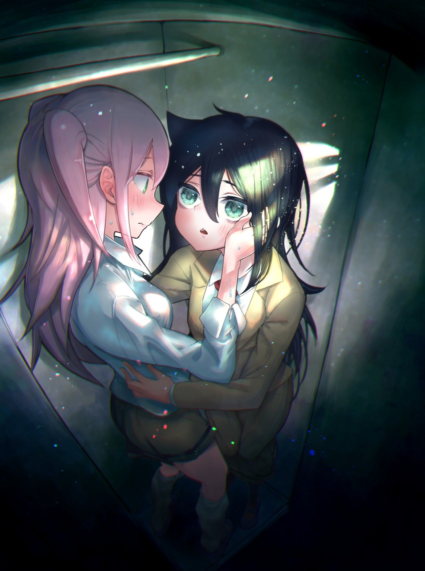 kuroki tomoko and nemoto hina (watashi ga motenai no wa dou kangaetemo omaera ga warui!) drawn by hoshidaryuji