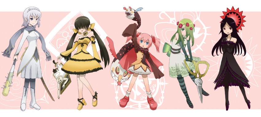 charlotte, h.n.elly, gertrud, elsa maria, daniyyel+jennifer, and 1 more (mahou shoujo madoka magica) drawn by neri_gozu