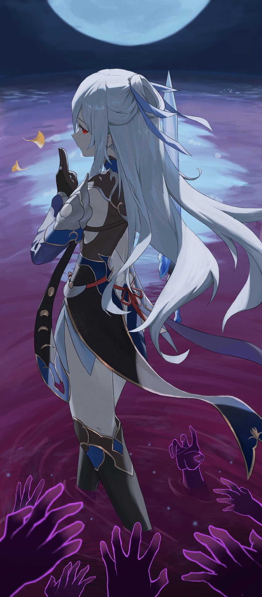jingliu (honkai and 1 more) drawn by futaba_nori