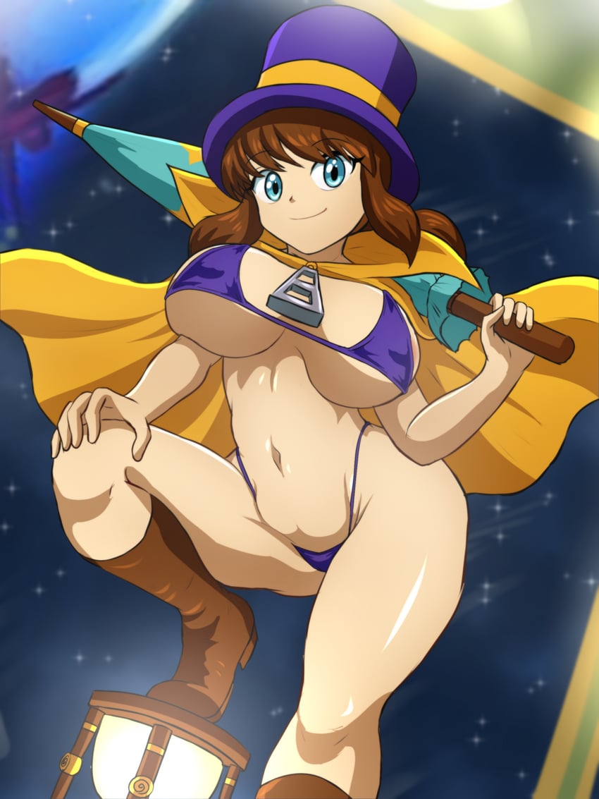hat kid (a hat in time) drawn by skarlet_jewel