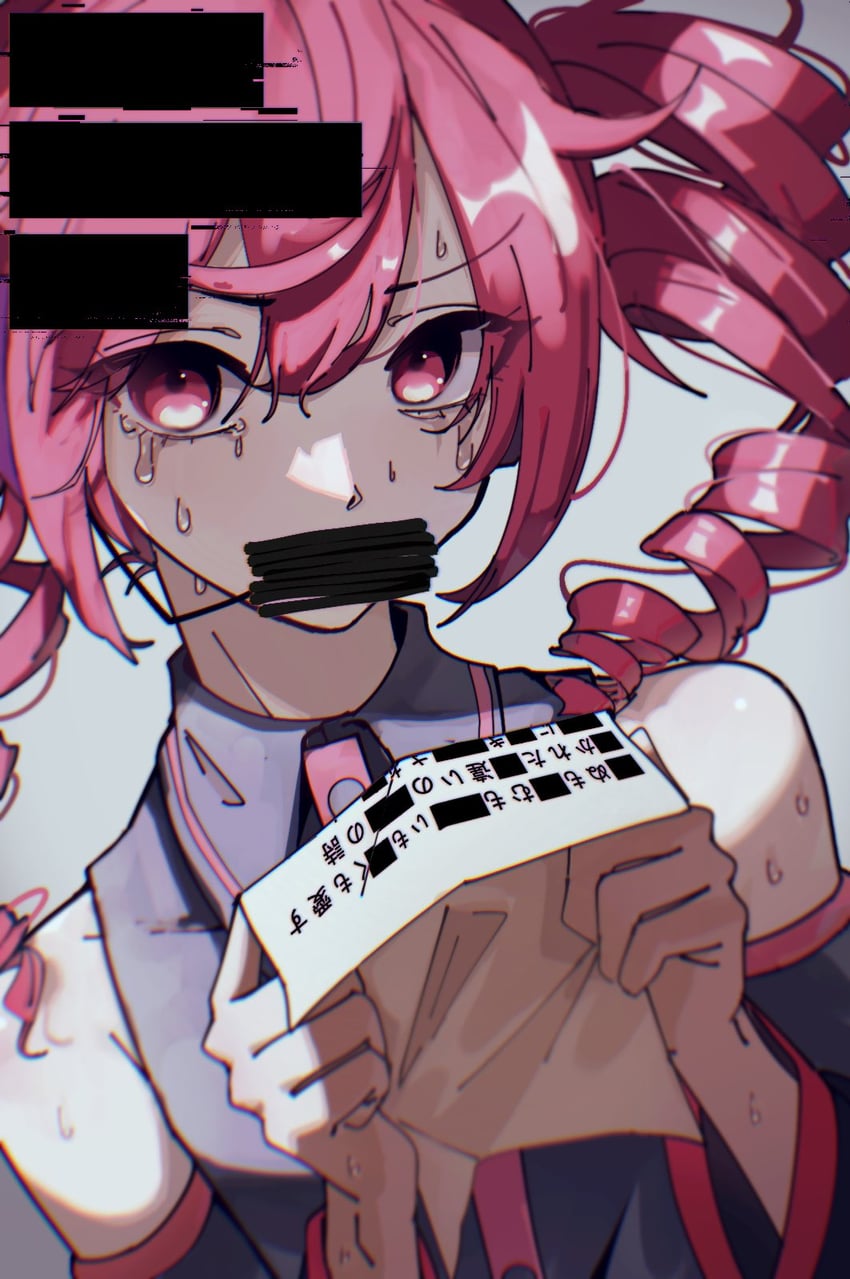kasane teto (utau and 1 more) drawn by nzeneee