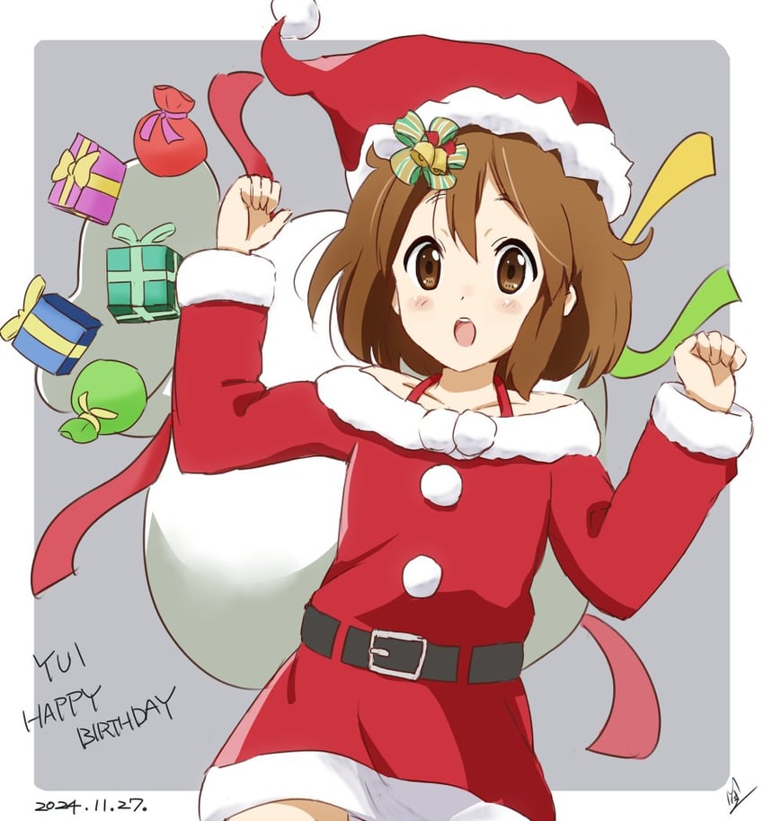 hirasawa yui (k-on!) drawn by ma-2_(konkon_kitakitsune)