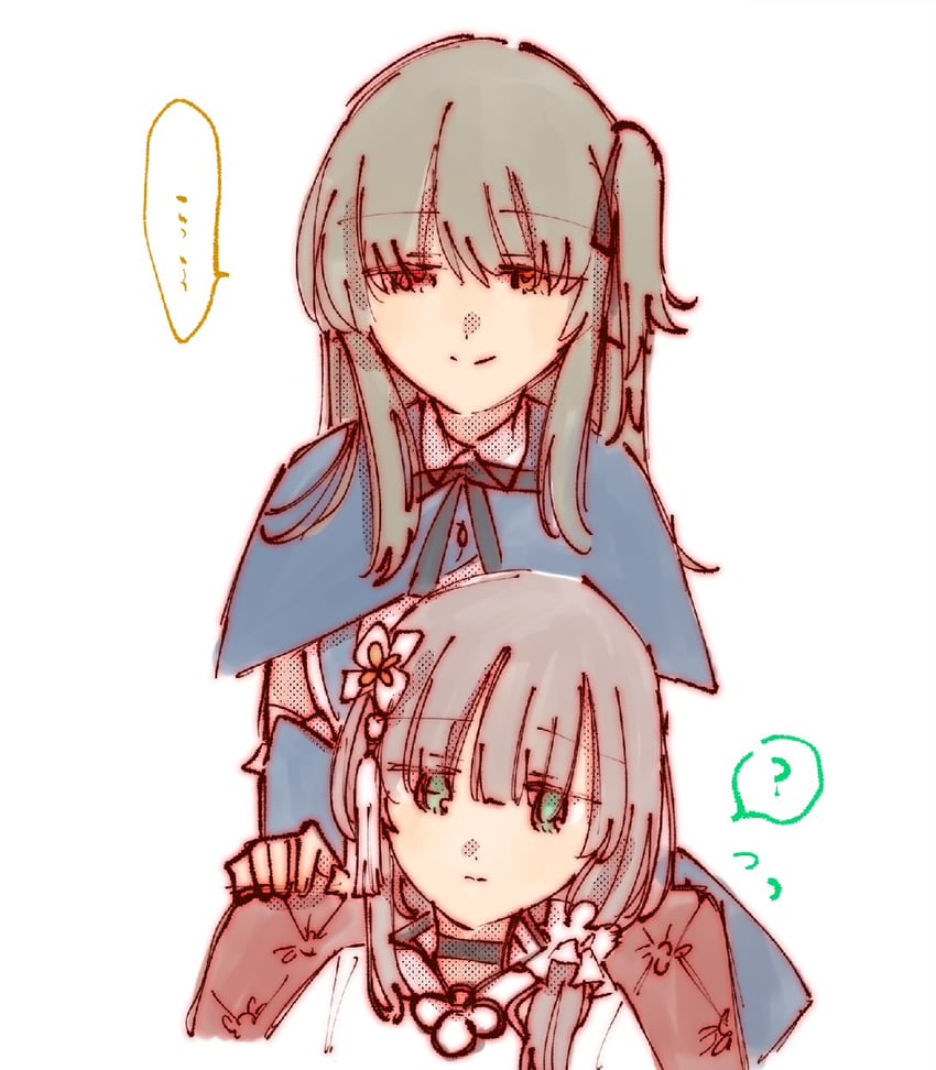 kuo shenlin and wang yujia (assault lily) drawn by rui_rui_rui0122