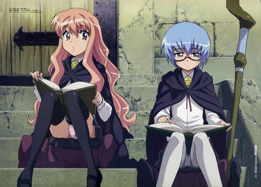 louise francoise le blanc de la valliere and tabitha (megami magazine and 2 more) drawn by fujii_masahiro