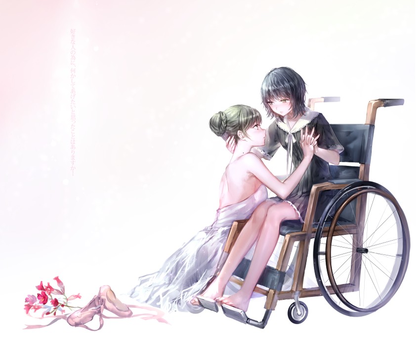 yaegaki erika and takasaki chidori (flowers) drawn by irua