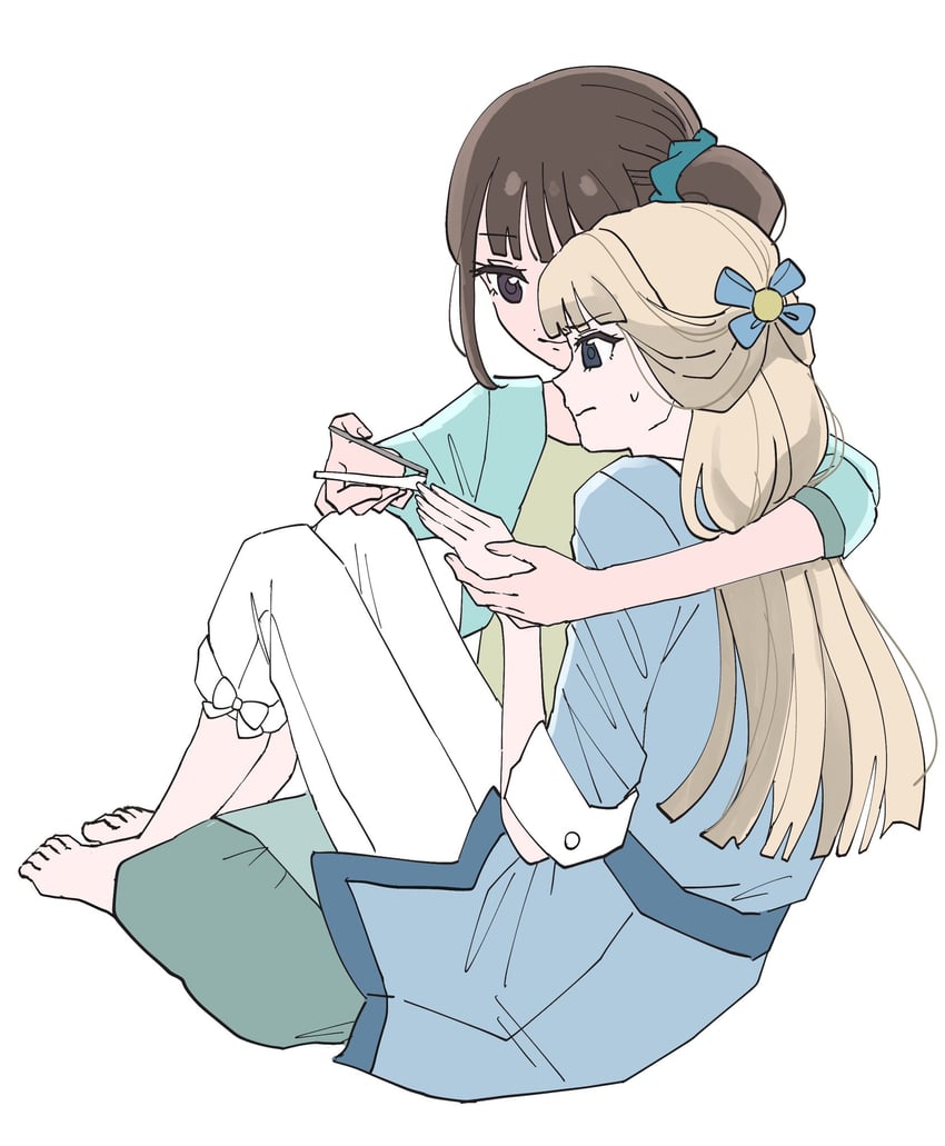 nekoyashiki yuki and nekoyashiki mayu (precure and 1 more) drawn by omochi_011011