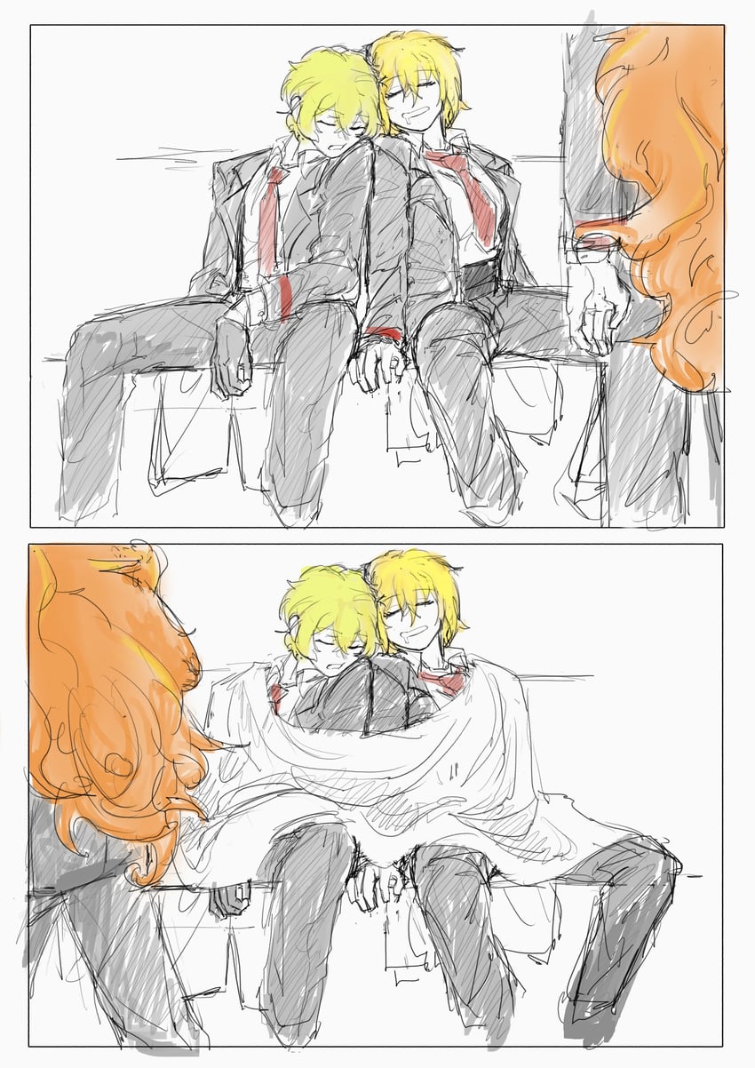 ishmael, don quixote, and sinclair (project moon and 1 more) drawn by badatthings