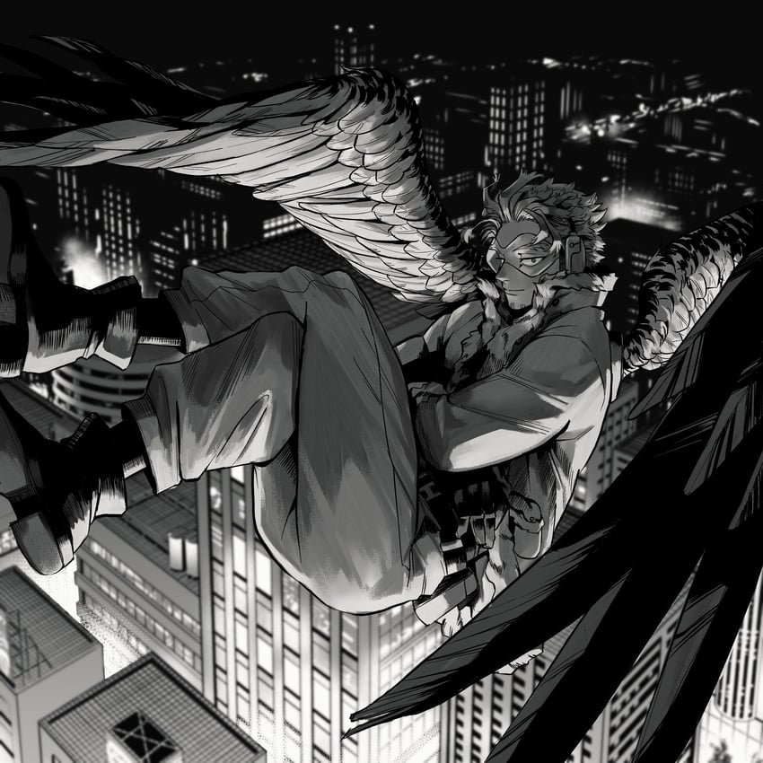 hawks (boku no hero academia) drawn by kogu_(nue_insideout)