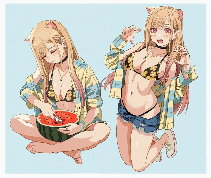 kitagawa marin (sono bisque doll wa koi wo suru) drawn by shiren_(ourboy83)