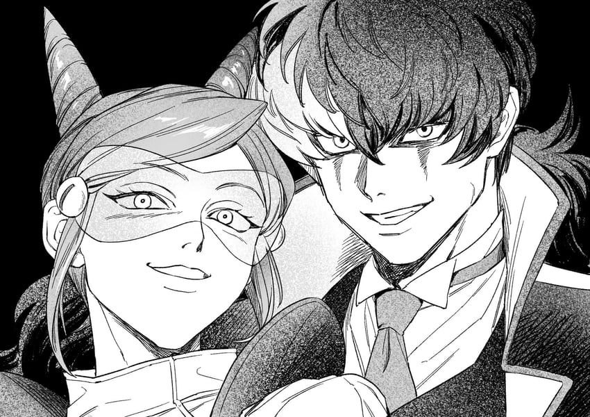 simon blackquill and aura blackquill (ace attorney and 1 more) drawn by chapssal_17