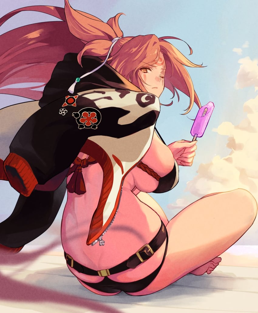 baiken (guilty gear and 1 more) drawn by jako_(toyprn)