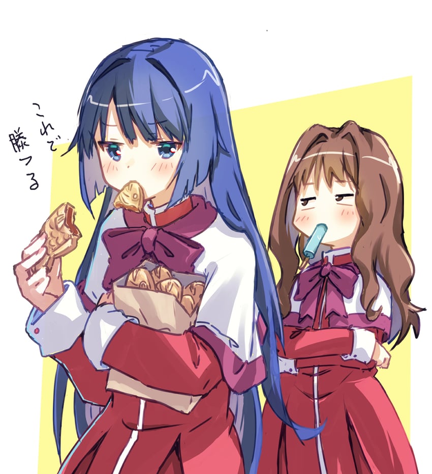 minase nayuki and misaka kaori (kanon) drawn by akayama_yukihe