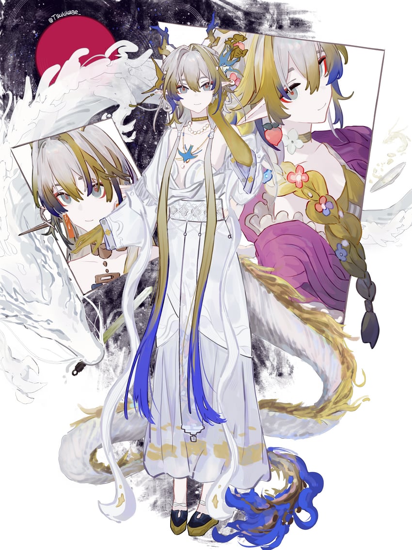 shu (arknights and 1 more) drawn by user_njsw5845