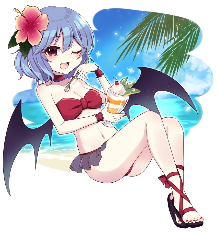 remilia scarlet (touhou and 1 more) drawn by subaru_(subachoco)