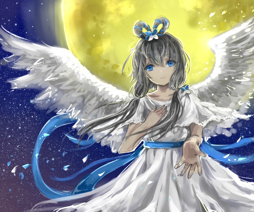 luo tianyi (vocaloid and 1 more) drawn by moriz