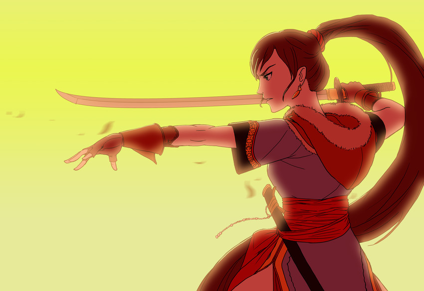 lyn (fire emblem and 1 more) drawn by thunderpowered