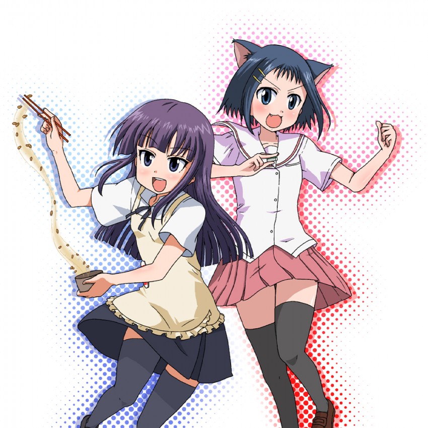 yamada aoi and ikeda kana (saki and 1 more) drawn by ki_(adotadot)