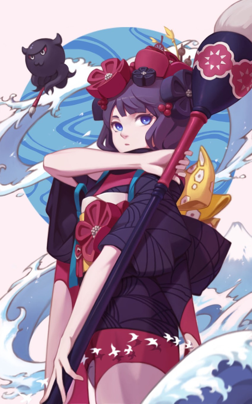 katsushika hokusai and tokitarou (fate and 1 more) drawn by bei_ju_luoxuan_wan