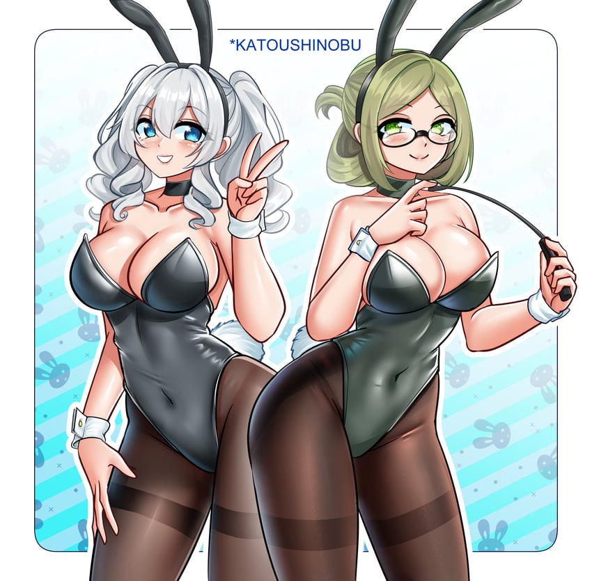 kashima and katori (kantai collection) drawn by katou_shinobu