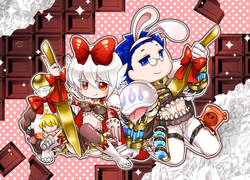 genetic and dieter (ragnarok online) drawn by love_morocc