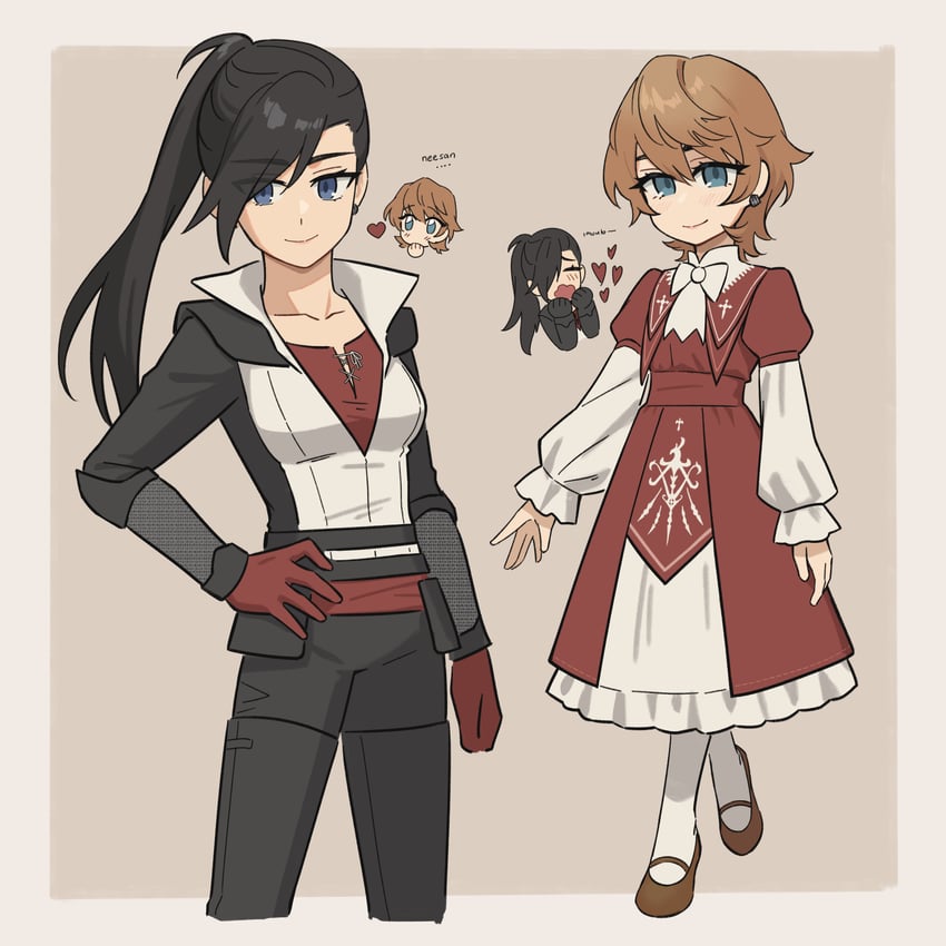 clive rosfield and joshua rosfield (final fantasy and 1 more) drawn by ninjin_maqui