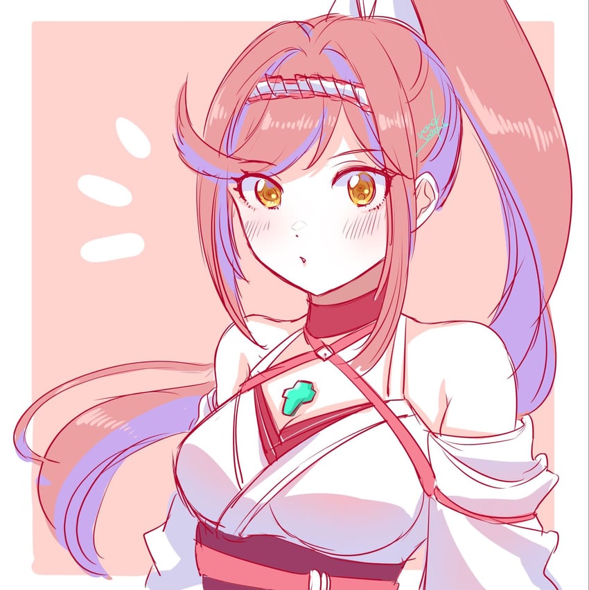 glimmer (xenoblade chronicles and 2 more) drawn by nonoworks