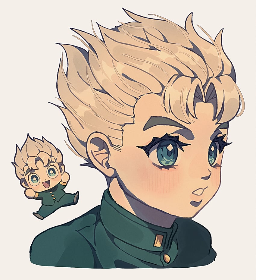 hirose koichi (jojo no kimyou na bouken and 1 more) drawn by siniy