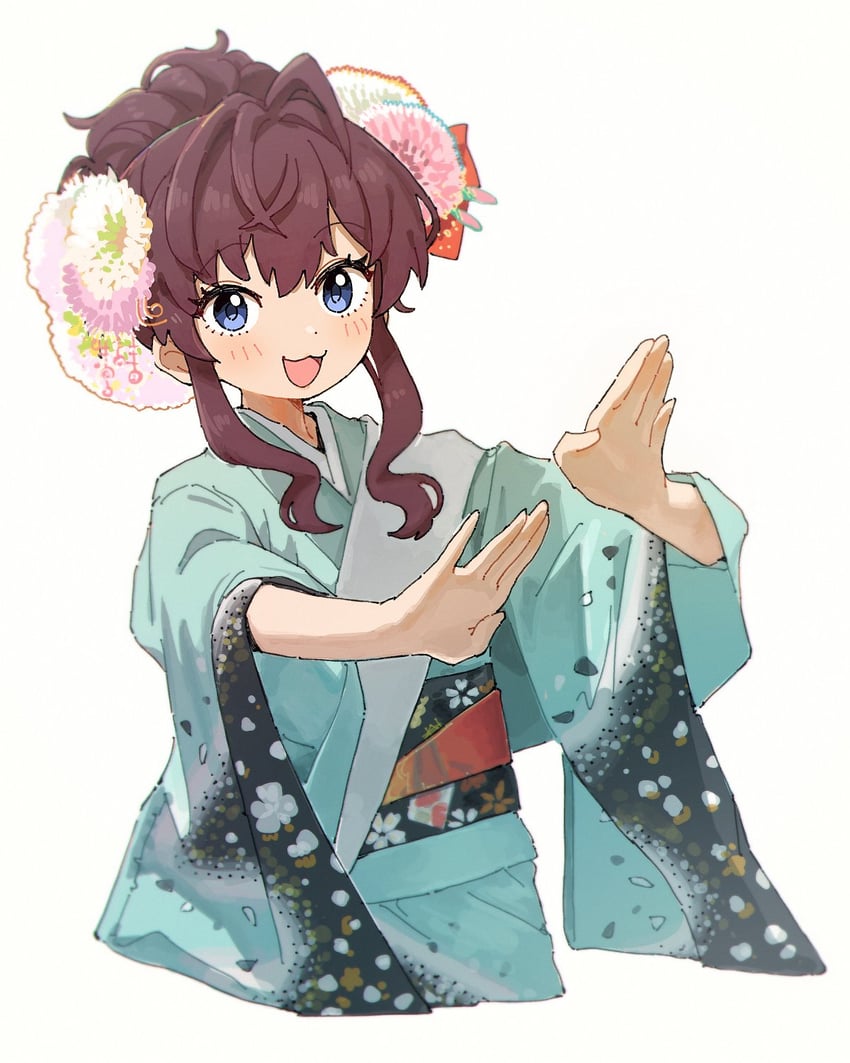 ichinose shiki (idolmaster and 1 more) drawn by nendo23