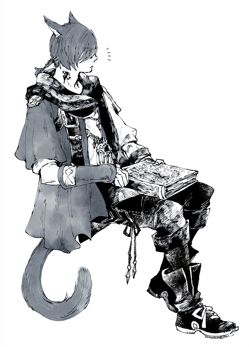 g'raha tia (final fantasy and 1 more) drawn by itowo_(itowc)