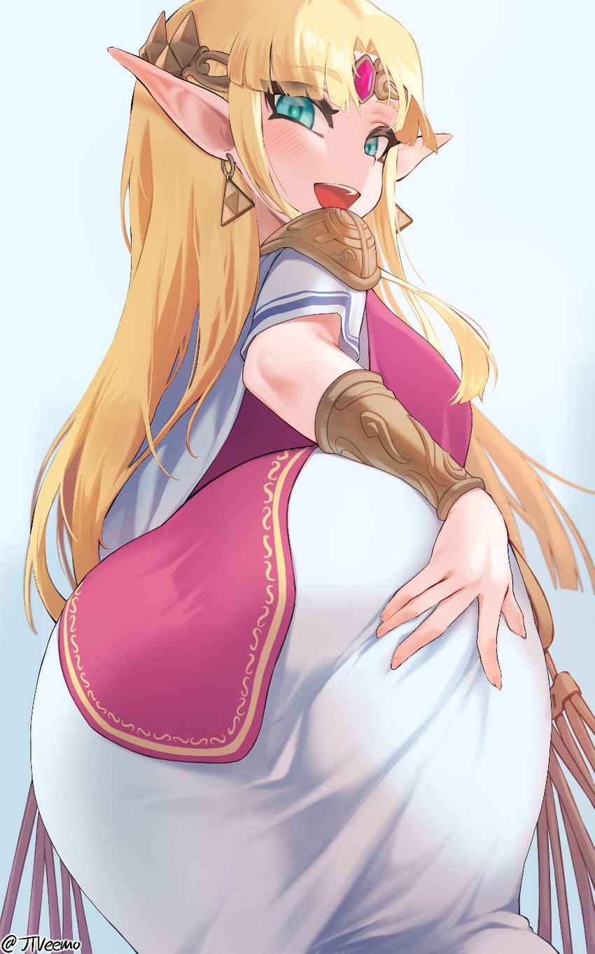princess zelda (the legend of zelda and 2 more) drawn by jtveemo
