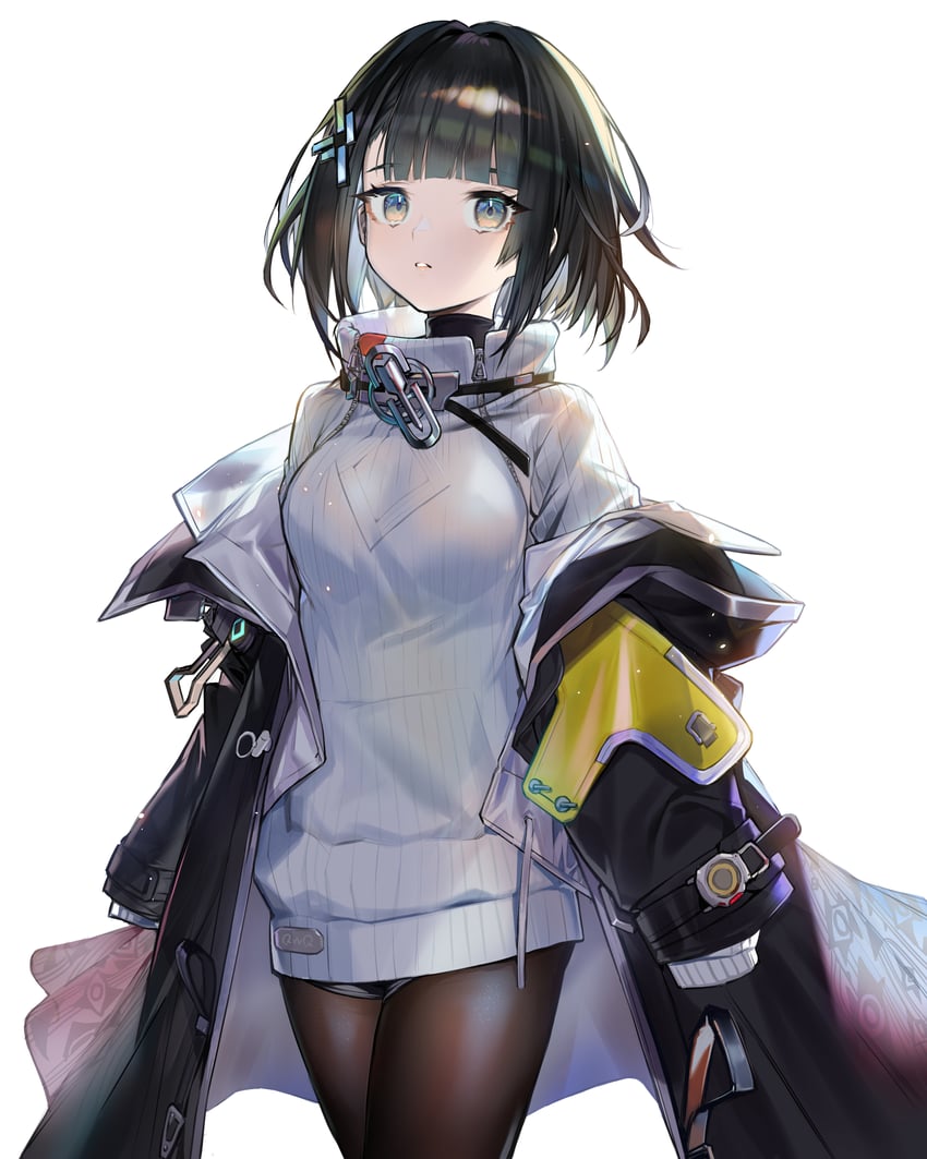 endministrator and female endministrator (arknights and 1 more) drawn by moyume