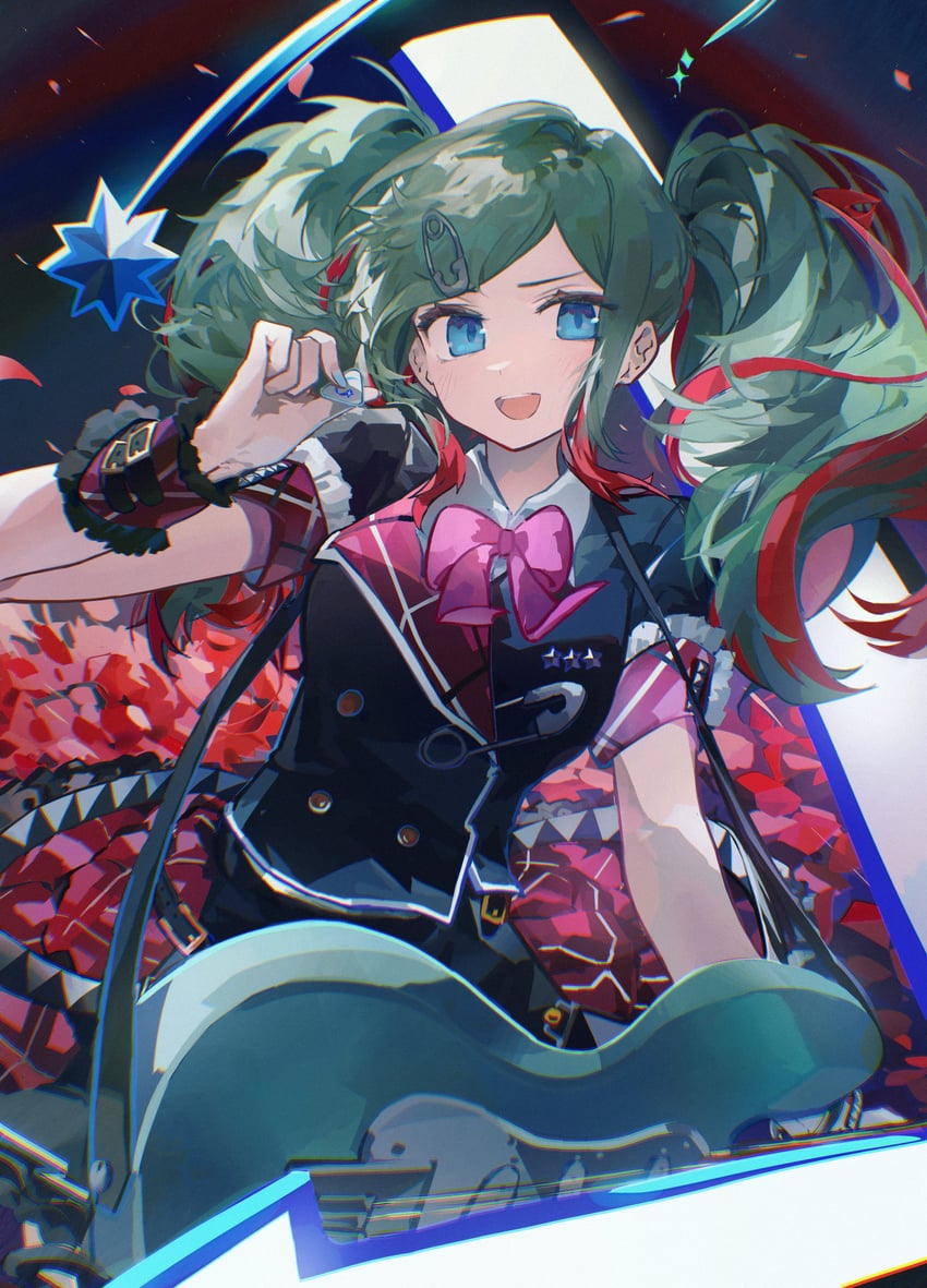 hatsune miku and leo/need miku (vocaloid and 1 more) drawn by mihoranran