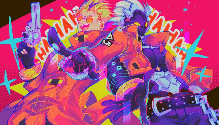 vash the stampede and billy kid (zenless zone zero and 1 more) drawn by bianca_lattei