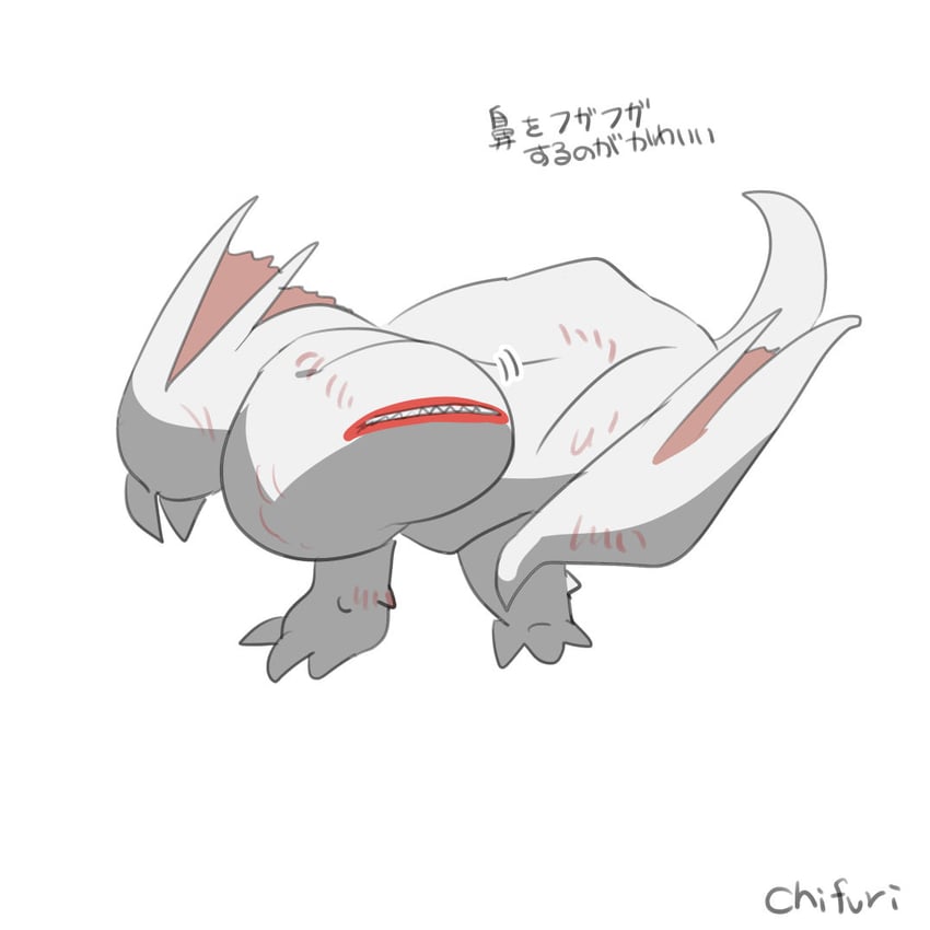 khezu (monster hunter and 1 more) drawn by chihuri