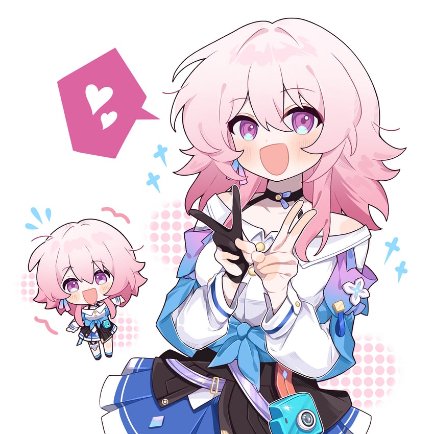 march 7th (honkai and 1 more) drawn by xiangshu