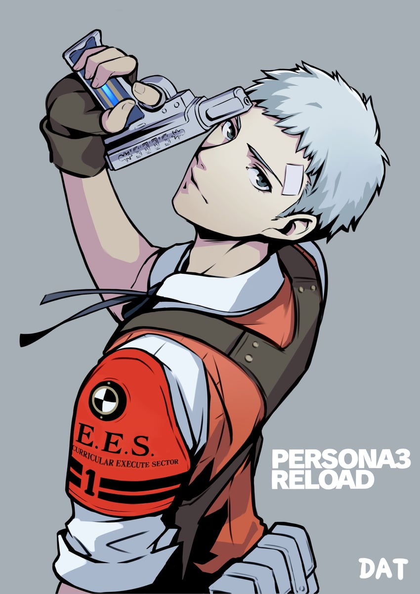 sanada akihiko (persona and 2 more) drawn by da-cart