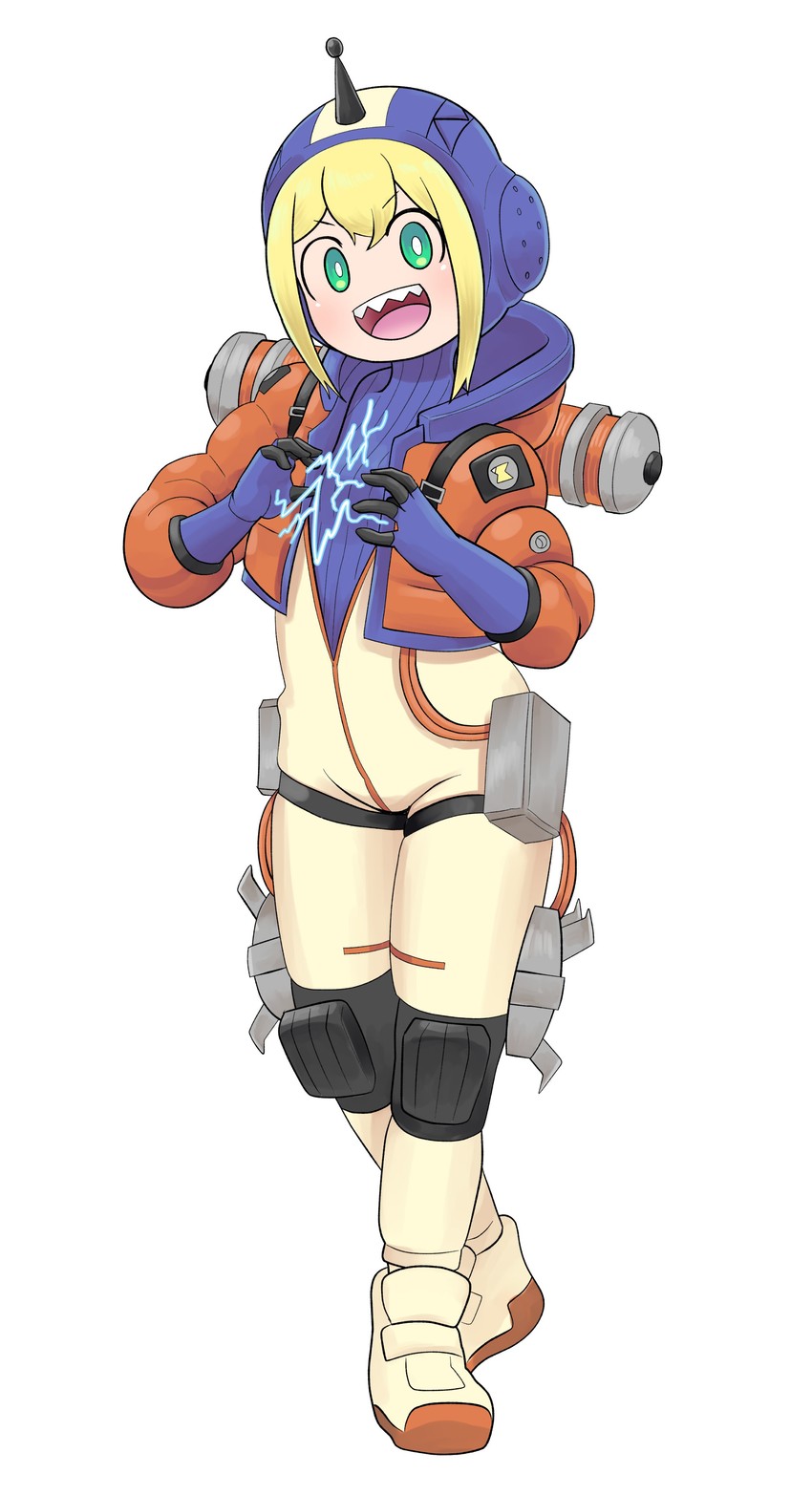 wattson and amano pikamee (apex legends and 1 more) drawn by maoo_(maoh_vtuber)