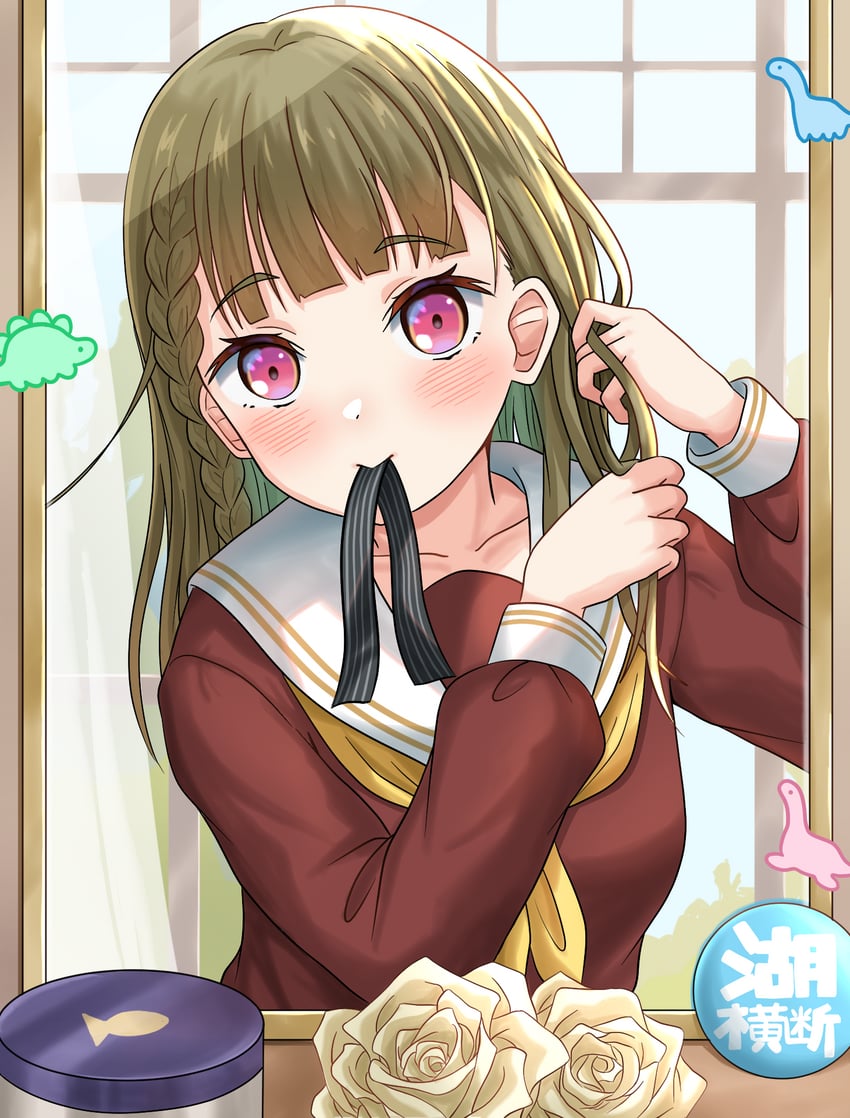 kachimachi kosuzu (love live! and 1 more) drawn by katanashi_(ktnsh_popu)