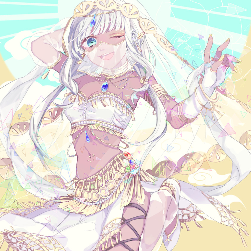 yonaga angie (danganronpa and 1 more) drawn by aoichi_io
