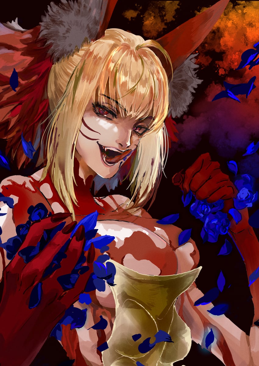 nero claudius and queen draco (fate and 1 more) drawn by uvam8248