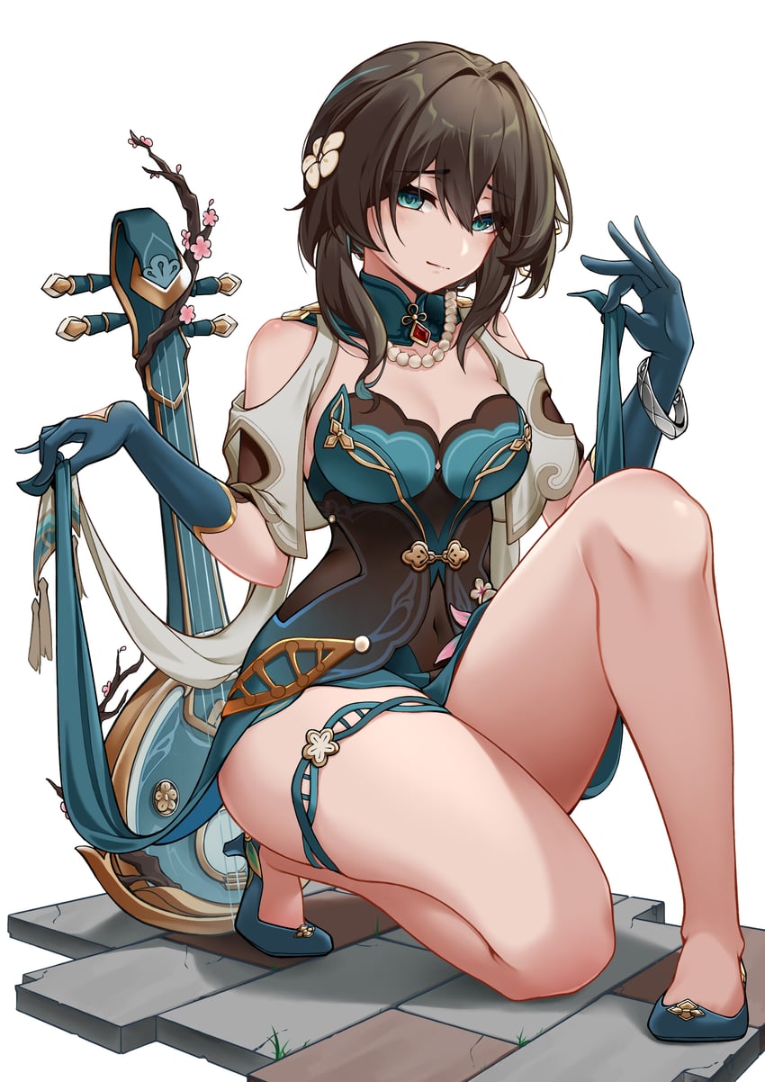 ruan mei (honkai and 1 more) drawn by youten_yy