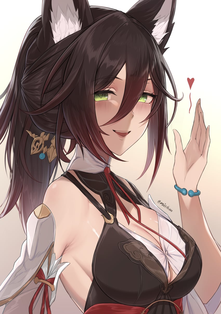 tingyun (honkai and 1 more) drawn by micchan_(micchanmeido)